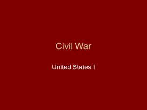 Civil War United States I