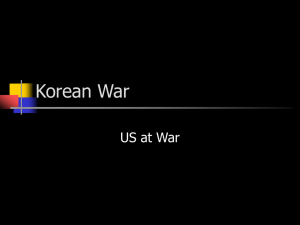 Korean War US at War