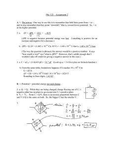 Phy 122 – Assignment 2  A
