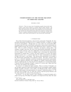 COMBINATORICS OF THE FIGURE EQUATION ON DIRECTED GRAPHS