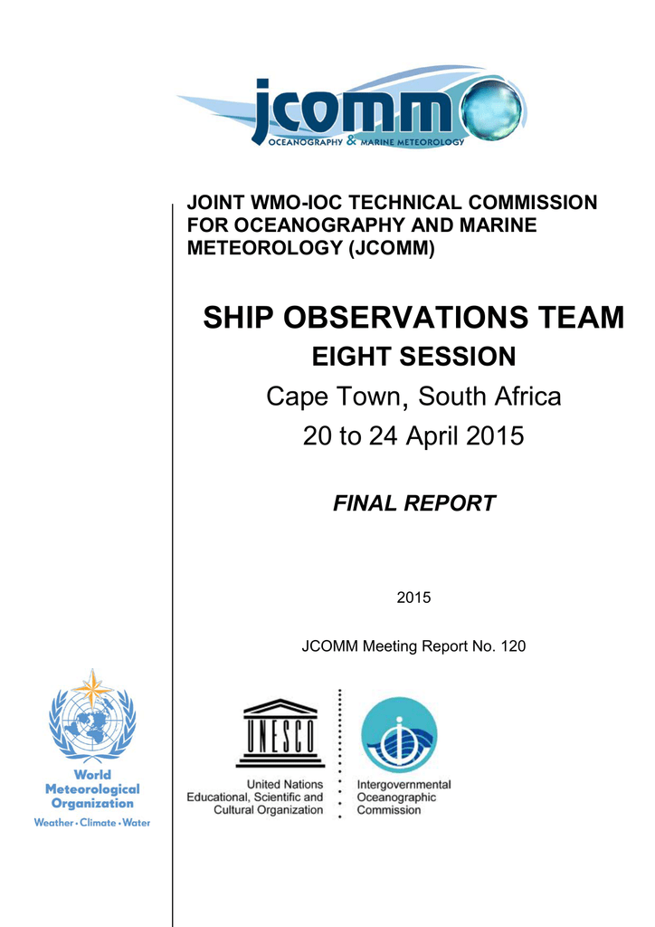 SHIP OBSERVATIONS TEAM , EIGHT SESSION - 