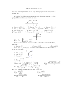 MA111 - Homework Sec. 2.4 as your own.