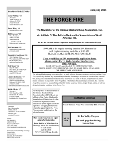 THE FORGE FIRE June/July  2014