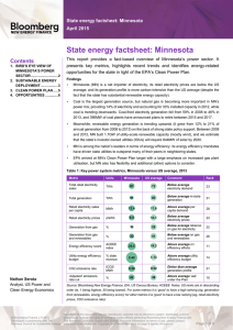 State energy factsheet: Minnesota