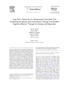 Long-Term Follow-Up of a Randomized Controlled Trial