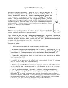 Experiment 13:  Measurement of C /C