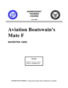 Aviation Boatswain's Mate F  NAVEDTRA 14003