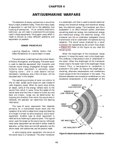 ANTISUBMARINE WARFARE CHAPTER 4