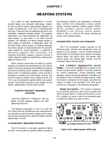 WEAPONS SYSTEMS CHAPTER 7