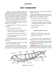 BOAT SEAMANSHIP CHAPTER 5