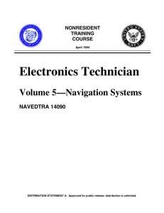 Electronics Technician Volume 5—Navigation Systems NAVEDTRA 14090