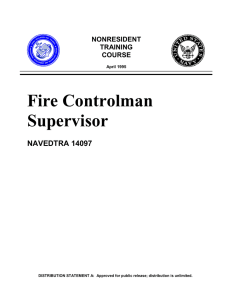 Fire Controlman Supervisor  NAVEDTRA 14097