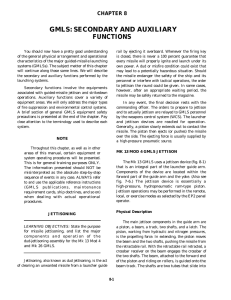 GMLS: SECONDARY AND AUXILIARY FUNCTIONS CHAPTER 8