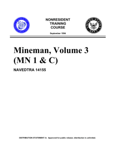 Mineman, Volume 3 (MN 1 &amp; C) NAVEDTRA 14155