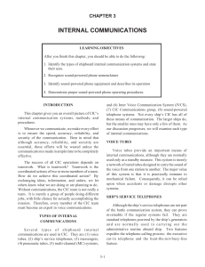 INTERNAL COMMUNICATIONS CHAPTER 3