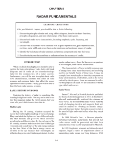 RADAR FUNDAMENTALS CHAPTER 5