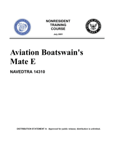 Aviation Boatswain's Mate E NAVEDTRA 14310 NONRESIDENT