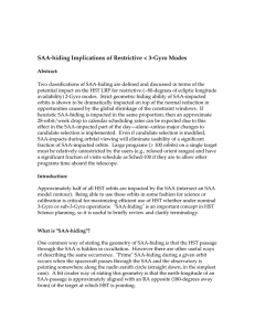 SAA-hiding Implications of Restrictive &lt; 3-Gyro Modes