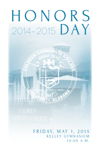 H O N O R S DAY -2015 2014