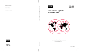 Lotus Sametime Application Development Guide Printed in the U.S.A. SG24-5651-00