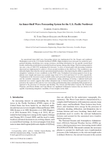 An Inner-Shelf Wave Forecasting System for the U.S. Pacific Northwest 681 G -M