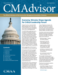 CMAdvisor Economy, Stimulus Shape Agenda for Critical Leadership Forum