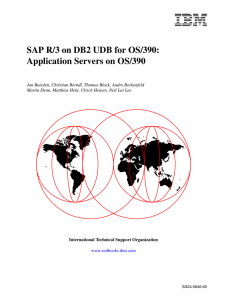 SAP R/3 on DB2 UDB for OS/390: Application Servers on OS/390