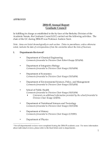 2004-05 Annual Report Graduate Council