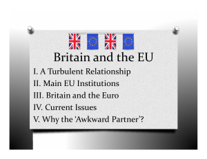 Britain and the EU