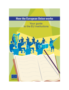 How the European Union works Your guide to the EU institutions European Union