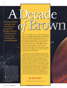 Brown A Decade of