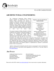 ARCHITECTURAL ENGINEERING