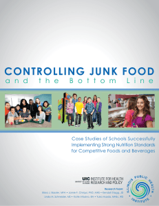 CONTROLLING JUNK FOOD