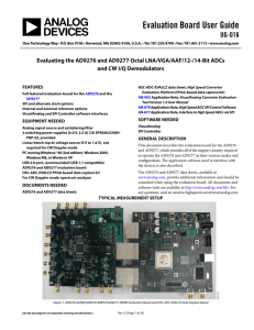 Evaluation Board User Guide UG-016