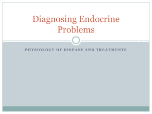 Diagnosing Endocrine Problems