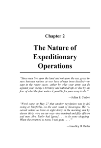 The Nature of Expeditionary Operations Chapter 2