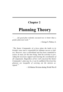 Planning Theory Chapter 2
