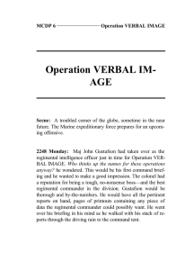 Operation VERBAL IM- AGE