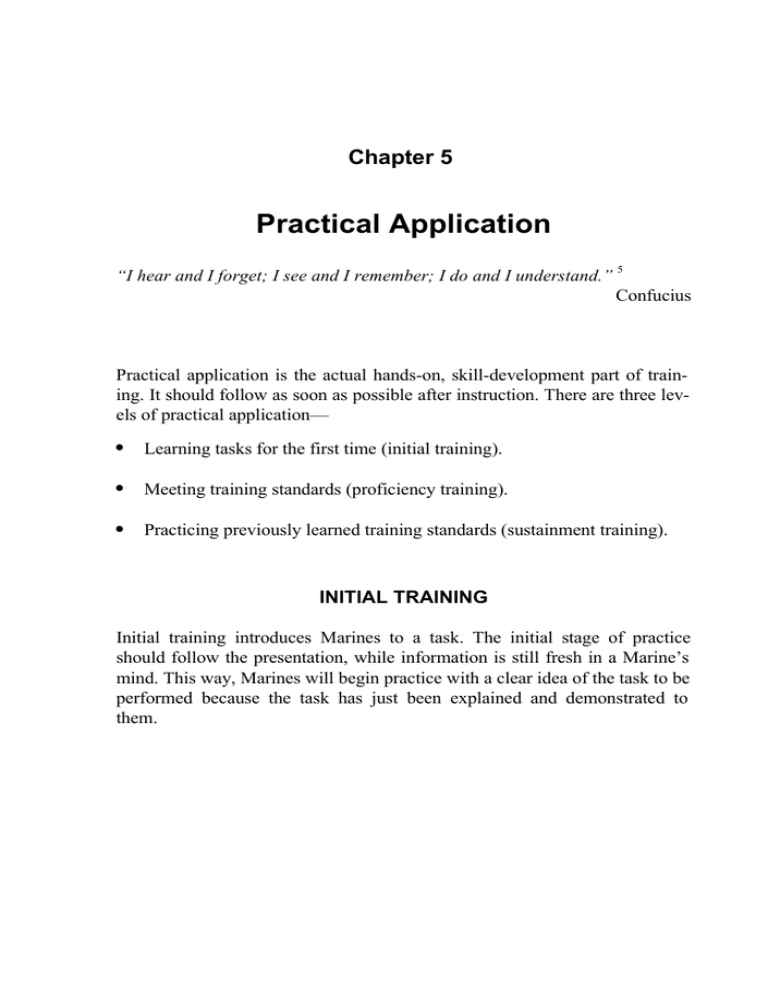 Practical Application Another Word