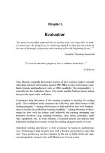 Evaluation Chapter 6