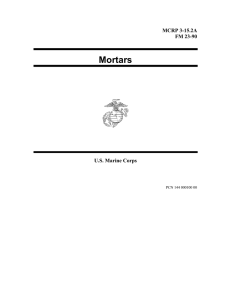 Mortars  MCRP 3-15.2A FM 23-90