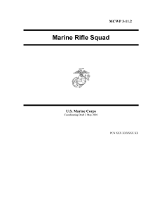 Marine Rifle Squad  MCWP 3-11.2 U.S. Marine Corps