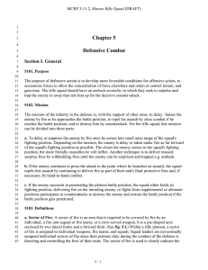 Chapter 5  Defensive Combat Section I. General