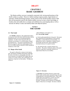 DRAFT BASIC GEODESY CHAPTER 2