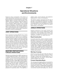 Operational Situations and Environments Chapter 7