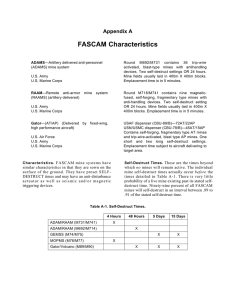 FASCAM Characteristics Appendix A