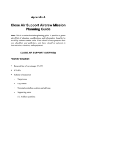 Close Air Support Aircrew Mission Planning Guide Appendix A