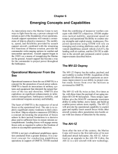 Emerging Concepts and Capabilities Chapter 6