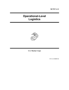 Operational-Level Logistics  MCWP 4-12