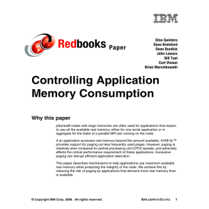 Red books Controlling Application Memory Consumption